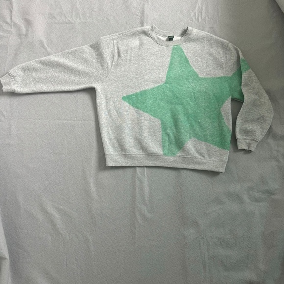 Wild Fable Gray and Green Crew Neck Sweater Size M - Picture 3 of 9